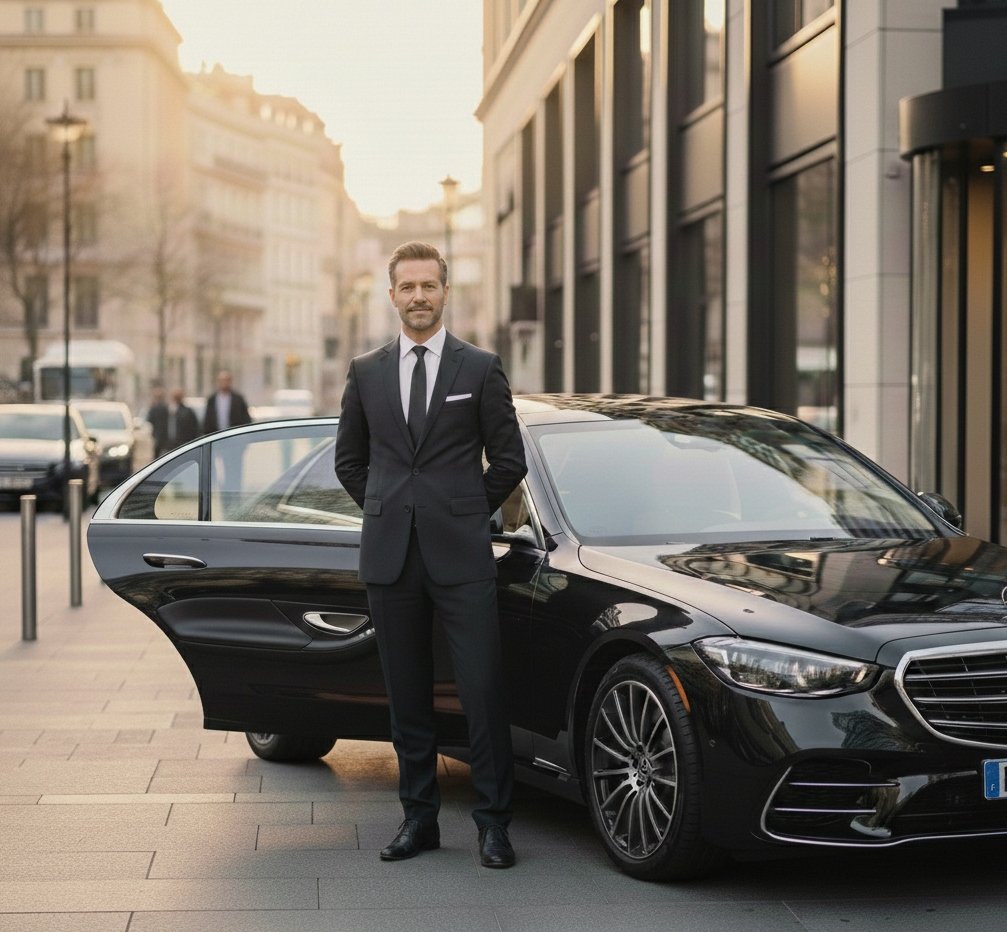 Chauffeur privé avec Mercedes de luxe